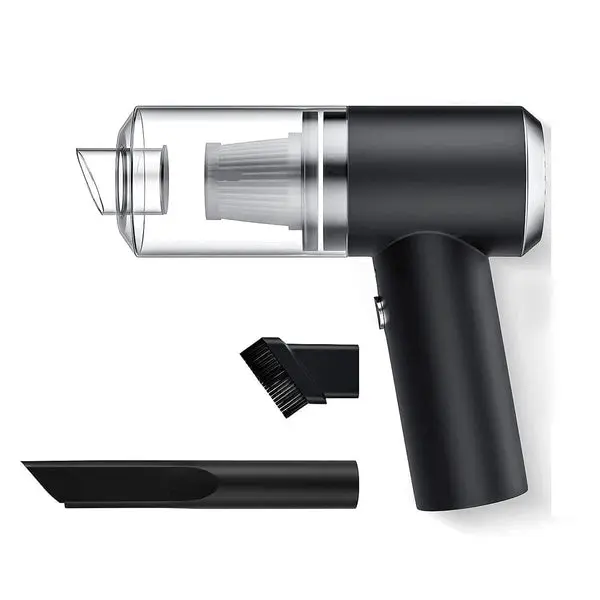 2 in 1 Wireless Vacuum Cleaner – 120W Handheld USB Rechargeable for Home & Car